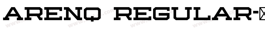 Arenq Regular字体转换